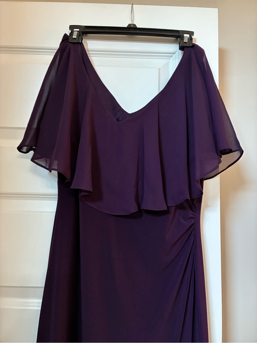 Eggplant formal dress. NWOT. Size 14